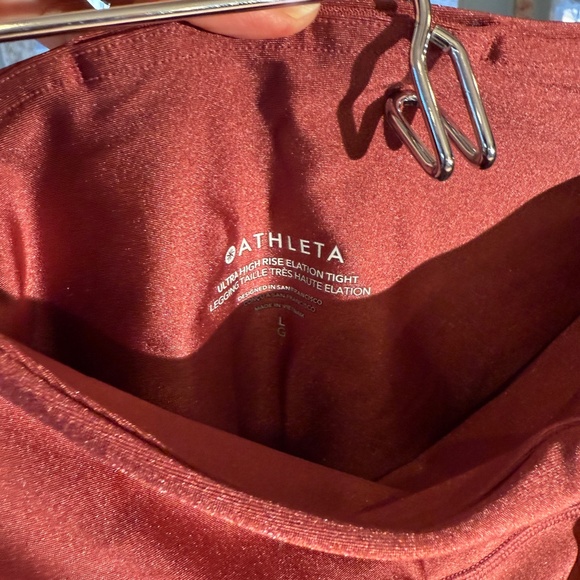 Athlete Ultra High Rise Elation Tight - Red Rock Matte Sheen - Picture 3 of 5